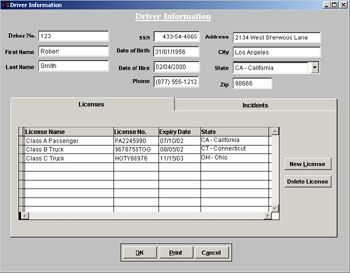 screenshot of EZ Maintenance